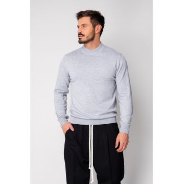 Pulover cu guler barbati Grey 19128 Pulover cu guler barbati Grey 19128