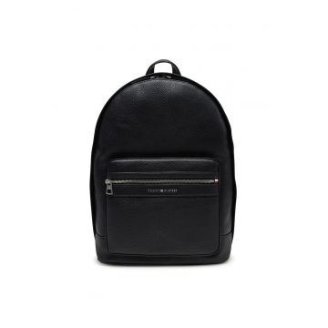 Rucsac barbati -  piele ecologica - negru - universal