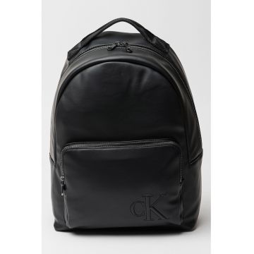 Rucsac cu monograma logo in relief Rucsac cu monograma logo in relief