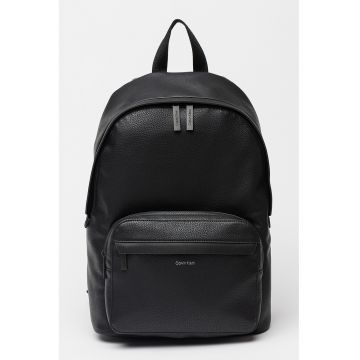 Rucsac de piele ecologica cu buzunar frontal Rucsac de piele ecologica cu buzunar frontal