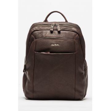 Rucsac din piele cu buzunare multiple Rucsac din piele cu buzunare multiple