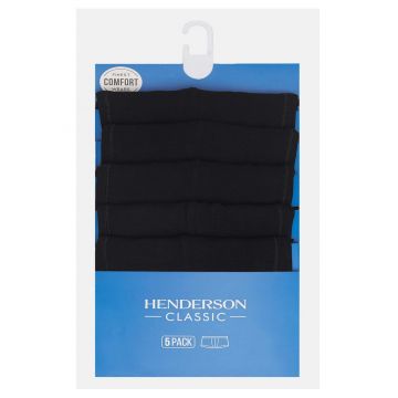 Boxeri barbati  Effort set de 5 perechi negru Boxeri barbati  Effort set de 5 perechi negru