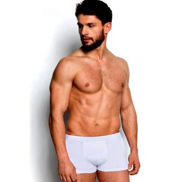Boxeri pentru barbati 18724 Burito 00x  Bumbac - Alb Boxeri pentru barbati 18724 Burito 00x  Bumbac - Alb