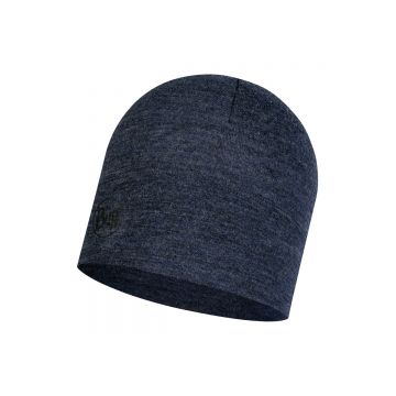 Caciula Adulti Merino Mid Night Blue Melange One Size Caciula Adulti Merino Mid Night Blue Melange One Size