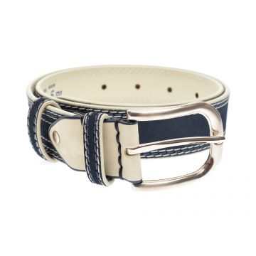 Curea LA GALERE bleumarin, 596169, din piele intoarsa Curea LA GALERE bleumarin, 596169, din piele intoarsa