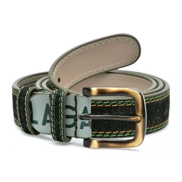 Curea LA GALERE kaki, 43716/40, din piele intoarsa Curea LA GALERE kaki, 43716/40, din piele intoarsa