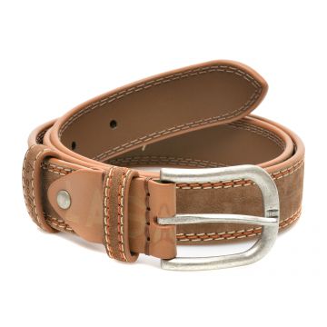 Curea LA GALERE maro, 04716, din piele intoarsa Curea LA GALERE maro, 04716, din piele intoarsa