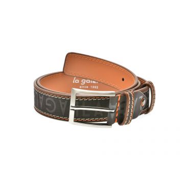 Curea LA GALERE maro, 256169, din piele intoarsa Curea LA GALERE maro, 256169, din piele intoarsa