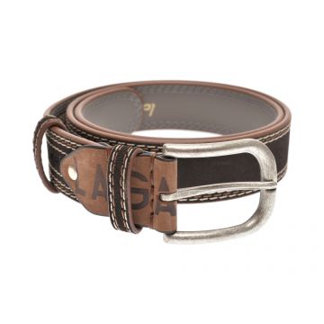Curea LA GALERE maro, K15, din piele intoarsa Curea LA GALERE maro, K15, din piele intoarsa