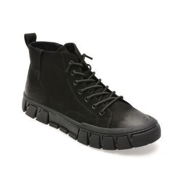 Ghete GRYXX negre, 3108, din nabuc Ghete GRYXX negre, 3108, din nabuc