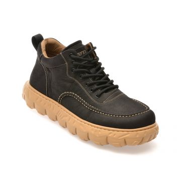 Ghete GRYXX negre, 80017, din piele naturala Ghete GRYXX negre, 80017, din piele naturala
