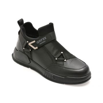 Ghete GRYXX negre, LN55, din piele naturala Ghete GRYXX negre, LN55, din piele naturala