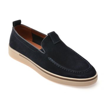 Mocasini GRYXX bleumarin, MU151, din piele intoarsa Mocasini GRYXX bleumarin, MU151, din piele intoarsa
