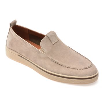 Mocasini GRYXX gri, MU151, din piele intoarsa Mocasini GRYXX gri, MU151, din piele intoarsa