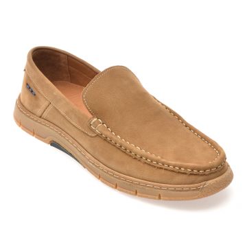 Mocasini GRYXX maro, M25Y16, din nabuc Mocasini GRYXX maro, M25Y16, din nabuc