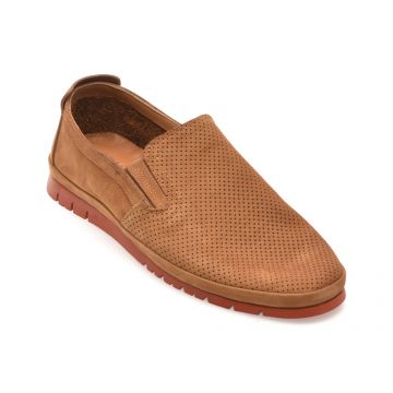 Pantofi GRYXX maro, M6821, din nabuc Pantofi GRYXX maro, M6821, din nabuc