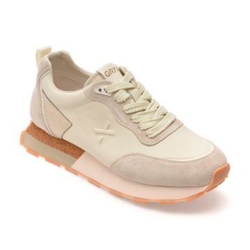 Pantofi sport GRYXX albi, 110169, din piele naturala Pantofi sport GRYXX albi, 110169, din piele naturala