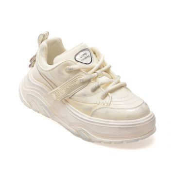 Pantofi sport GRYXX albi, 3655, din piele naturala