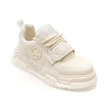 Pantofi sport GRYXX albi, 69072, din piele naturala