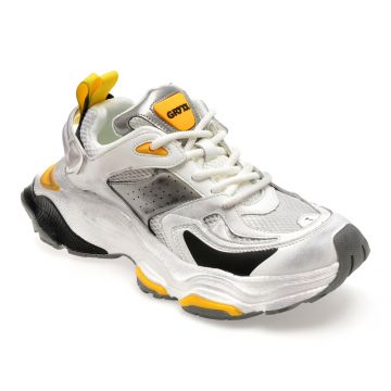 Pantofi sport GRYXX albi, BF101, din material textil Pantofi sport GRYXX albi, BF101, din material textil