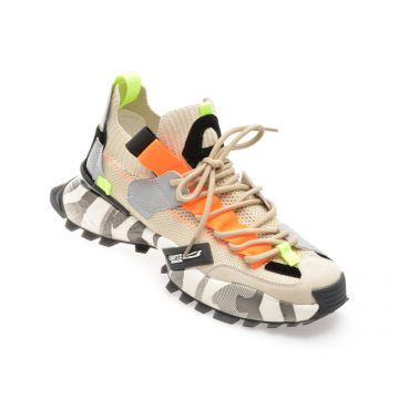 Pantofi sport GRYXX bej, 18159, din material textil
