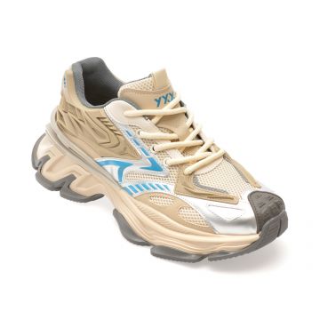 Pantofi sport GRYXX bej, 68052, din material textil