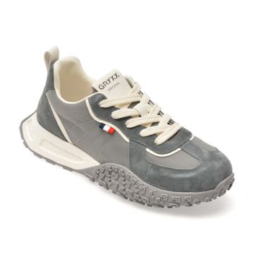 Pantofi sport GRYXX gri, 2106, din material textil