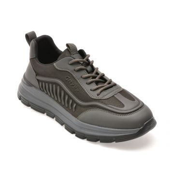 Pantofi sport GRYXX gri, 68035, din piele ecologica