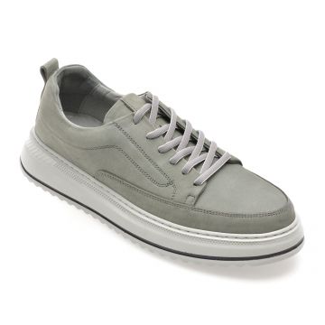 Pantofi sport GRYXX gri, BS4150, din nabuc