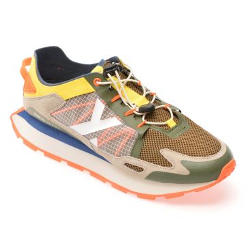 Pantofi sport GRYXX kaki, 40049M, din material textil