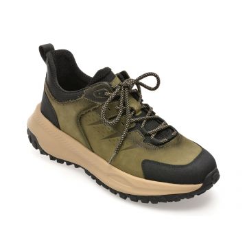 Pantofi sport GRYXX kaki, LN5, din piele naturala