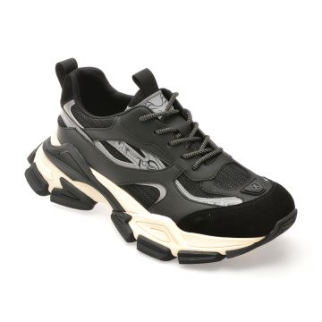 Pantofi sport GRYXX negri, 110031, din material textil