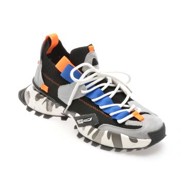 Pantofi sport GRYXX negri, 18159, din material textil