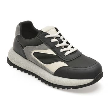 Pantofi sport GRYXX negri, 2052, din material textil