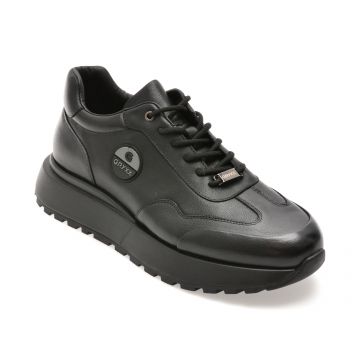 Pantofi sport GRYXX negri, 58211, din piele naturala