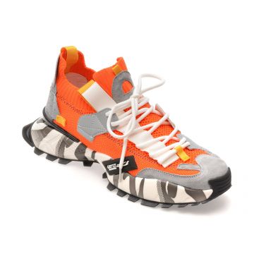 Pantofi sport GRYXX portocalii, 18159, din material textil