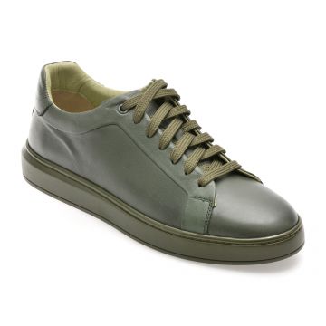 Pantofi sport GRYXX verzi, MB070, din piele naturala
