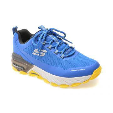 Pantofi sport SKECHERS albastri, MAX PROTECT, din material textil