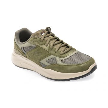 Pantofi sport SKECHERS kaki, EQUALIZER 5.0, din material textil Pantofi sport SKECHERS kaki, EQUALIZER 5.0, din material textil
