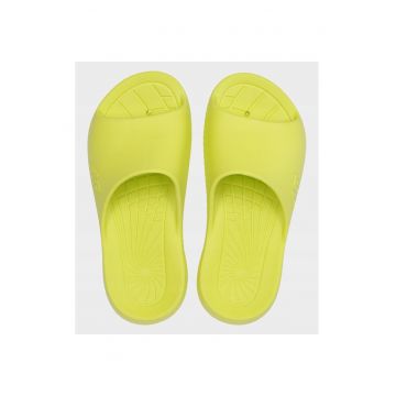 Papuci barbati  galben/verde - spuma EVA - constructie usoara Papuci barbati  galben/verde - spuma EVA - constructie usoara