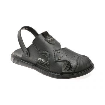 Sandale GRYXX negre, T6388, din piele naturala Sandale GRYXX negre, T6388, din piele naturala