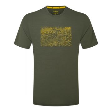 Tricou Barbati Rab Syncrino Ridge Olive