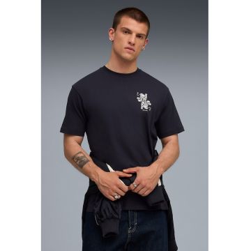 Tricou relaxed fit cu imprimeu pe partea din spate Tricou relaxed fit cu imprimeu pe partea din spate