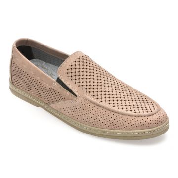 Mocasini BITE THE BULLET gri, OY407, din nabuc Mocasini BITE THE BULLET gri, OY407, din nabuc