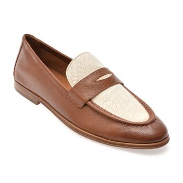 Mocasini eleganti ALDO maro, FANO 220, din piele naturala Mocasini eleganti ALDO maro, FANO 220, din piele naturala