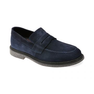 Mocasini eleganti OTTER bleumarin, 6952, din piele intoarsa Mocasini eleganti OTTER bleumarin, 6952, din piele intoarsa