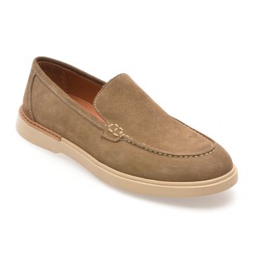 Mocasini GRYXX gri, 13105, din piele intoarsa Mocasini GRYXX gri, 13105, din piele intoarsa