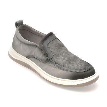 Mocasini GRYXX gri, 5205, din material textil Mocasini GRYXX gri, 5205, din material textil