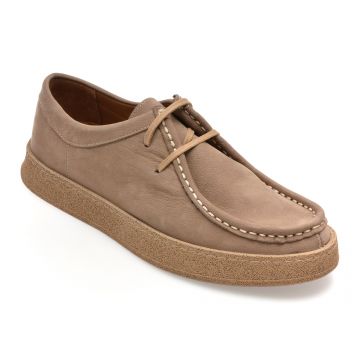 Mocasini GRYXX gri, M71802, din nabuc Mocasini GRYXX gri, M71802, din nabuc