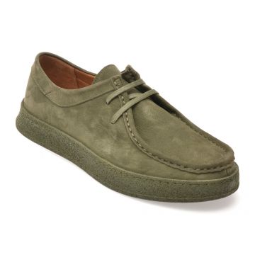 Mocasini GRYXX kaki, M71802, din nabuc Mocasini GRYXX kaki, M71802, din nabuc